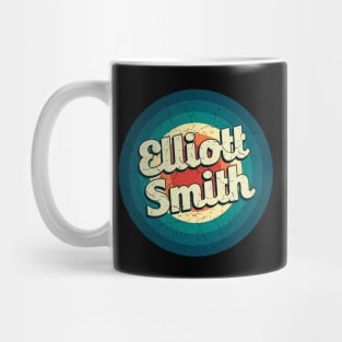Elliott Smith - Retro Vintage Circle Mug
